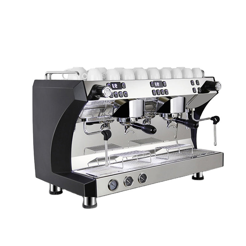 Cafetiere 2 Groups Professional American Coffee Make Italian Semi Automatic Electric Espresso Coffee-Machine