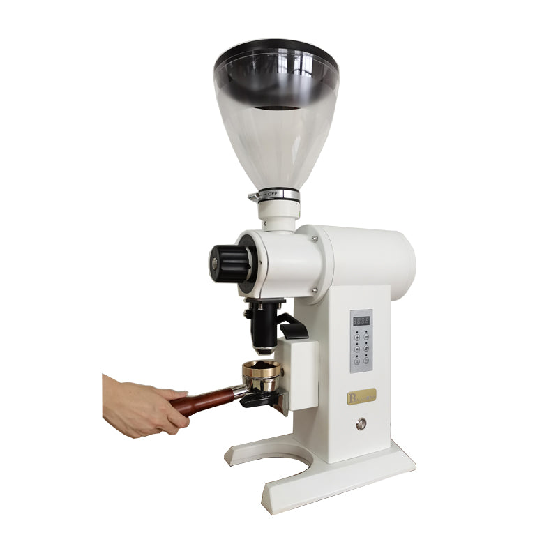 Flat Blade Industrial Heavy Duty Espresso Coffee Grinder Fineness Adjustable Commercial Smart Turkish Coffee Grinder