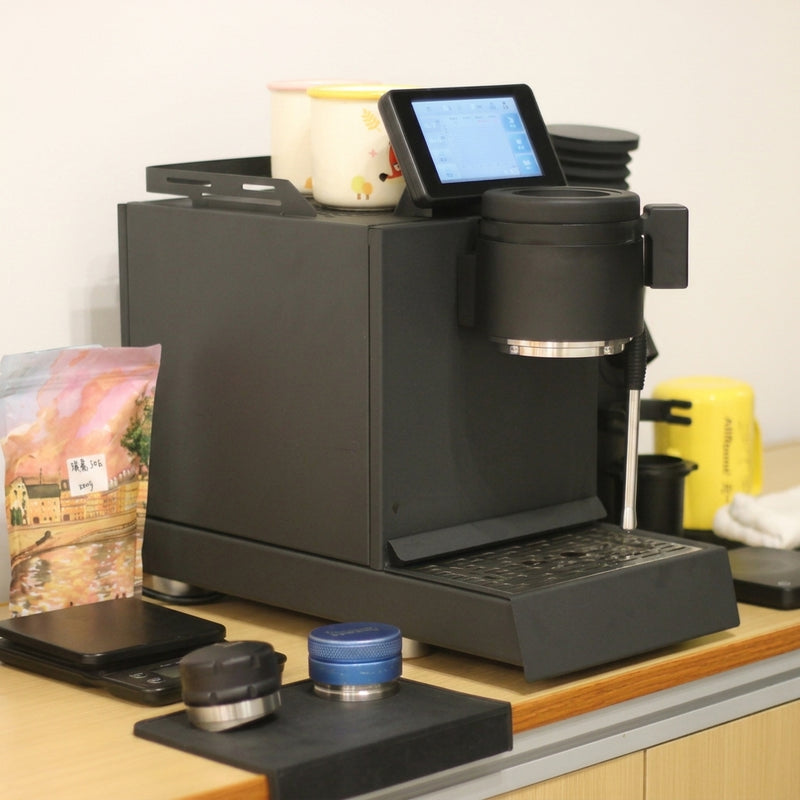 VOKA Real-time Monitoring Recording Powder Layer Pressure Dual Boiler Semi-Automatic Espresso Machine Intelligent