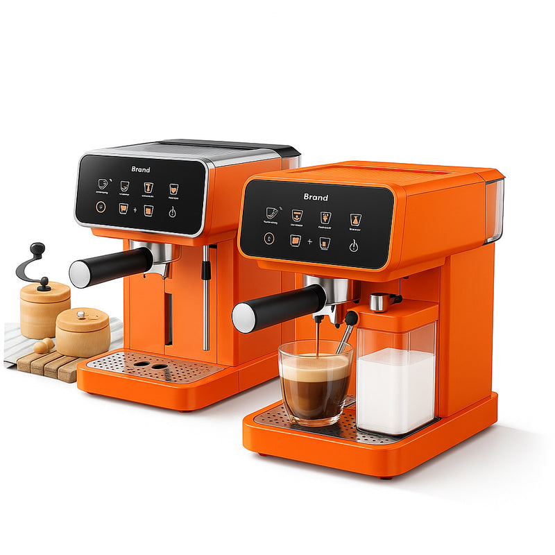 Italian 3-in-1 Espresso Machine Electric Heads Capsules Compatibility EU Semi-automatic Espresso Machine for Coffee Enthusiasts