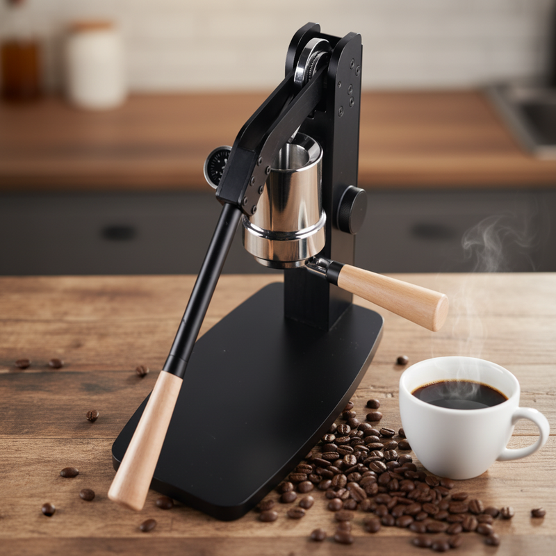 VOKA VK10 2026 New PID Thermostatic Labor-saving 2/3 Manual Espresso Machine 9 Bar Pressure with Pressure Gauge