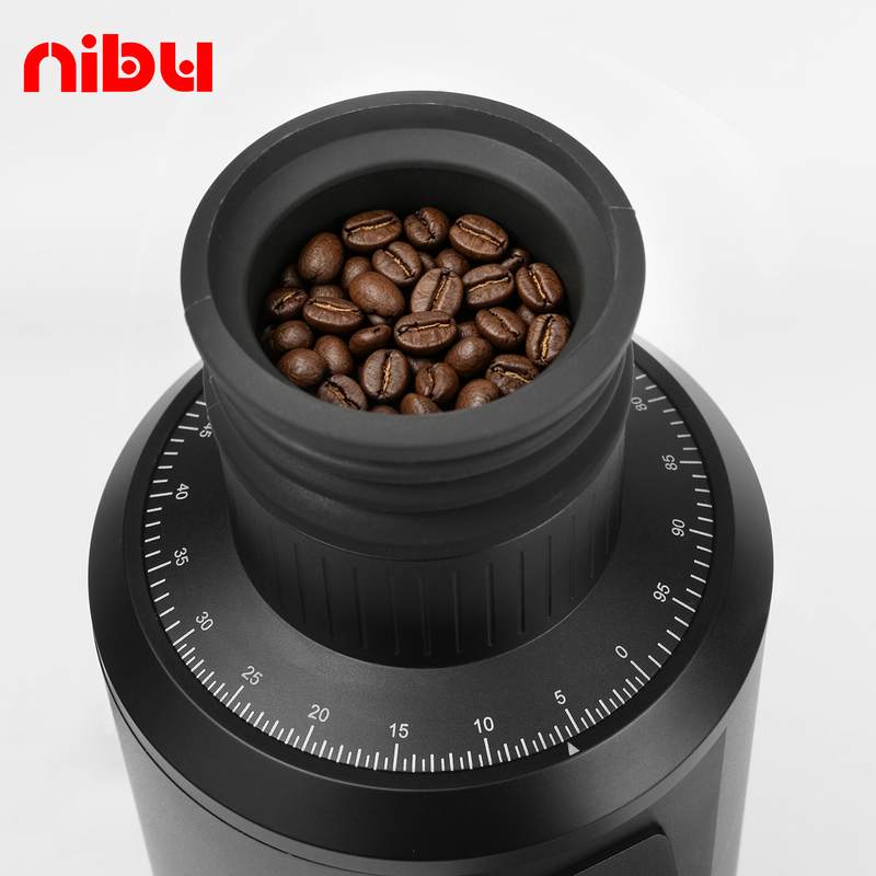 Premium Coffee Single-Dose Italian Grinder Four-Speed Adjustable Brushless Motor Stainless Steel Burr Flat 80MM Household Use